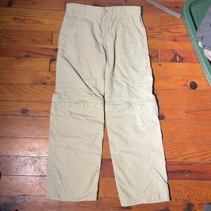 Columbia pants with zip-off legs
